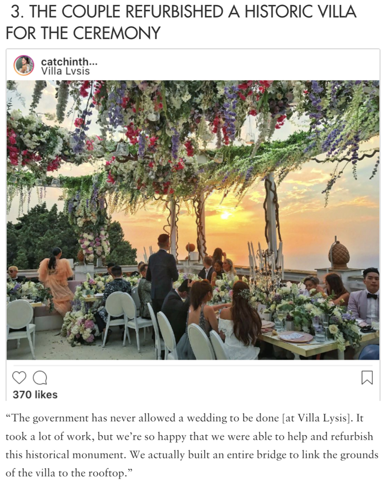 Inside Feiping Chang & Lincoln Li’s Wedding — Hong Kong Tatler, Sugokuii Events